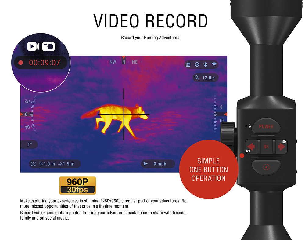 ATN ThOR 4 2x-8x Thermal Rifle Scope